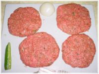 Homemade hamburgers