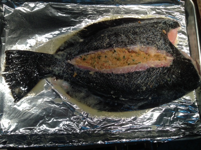 Stuffed flounder